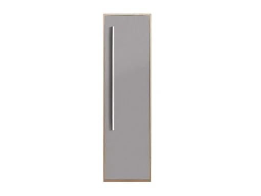 Coluna Suspensa Para Casa De Banho Cor Natural Clara E Cinza, C35 X L30 X A120 Cm - Jasmine