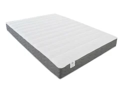Conjunto Artigos De Cama 140 X 190 Cm Sommier Com Espaco De Arrumação Branco + Colchão De Espuma Hd - Heaven Da Dreamea