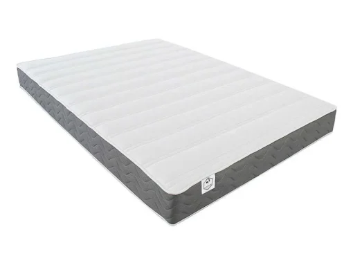 Conjunto Artigos De Cama 140 X 190 Cm Sommier Com Espaco De Arrumação Branco + Colchão De Espuma Hd - Heaven Da Dreamea