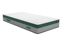 Conjunto Artigos De Cama 90 X 190 Cm Sommier Com Espaco De Arrumação Branco + Colchão De Molas Ensacadas - Prestige Da Dreamea
