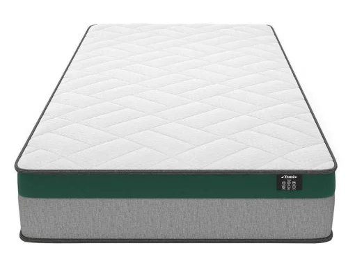 Conjunto Artigos De Cama 90 X 190 Cm Sommier Com Espaco De Arrumação Branco + Colchão De Molas Ensacadas - Prestige Da Dreamea