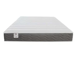 Conjunto Artigos De Cama 140 X 190 Cm Sommier Com Espaco De Arrumação Branco + Colchão De Espuma Hd - Heaven Da Dreamea