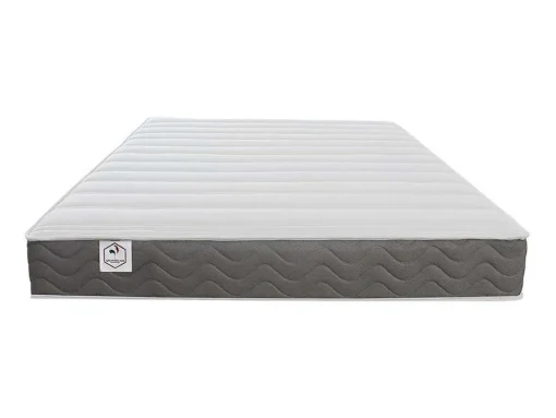 Conjunto Artigos De Cama 140 X 190 Cm Sommier Com Espaco De Arrumação Branco + Colchão De Espuma Hd - Heaven Da Dreamea