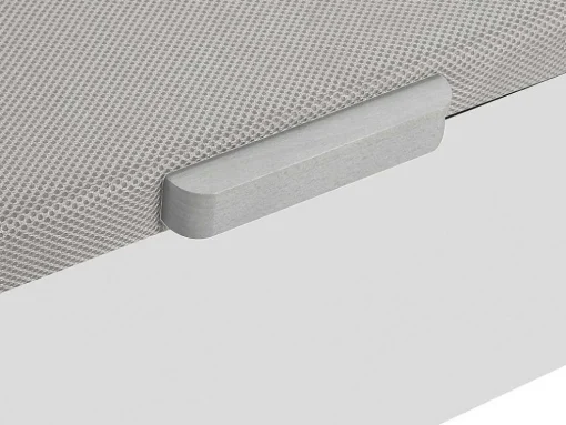 Conjunto Artigos De Cama 140 X 190 Cm Sommier Com Espaco De Arrumação Branco + Colchão De Espuma Hd - Heaven Da Dreamea