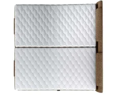 Conjunto Boxspring Cabeceira De Cama + Sommier De Relaxamento Eletrico + Colchão + Sobrecolchão Castel Da Palacio - 2X90X200 Cm -Tecido Bege