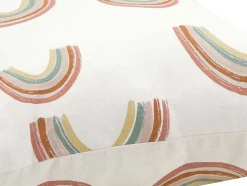 Conjunto De 2 Almofadas Arco-Iris Em Algodao 45 X 45 Cm Multicolor - Archy