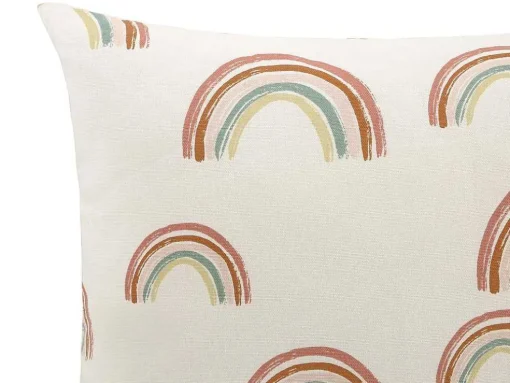 Conjunto De 2 Almofadas Arco-Iris Em Algodao 45 X 45 Cm Multicolor - Archy