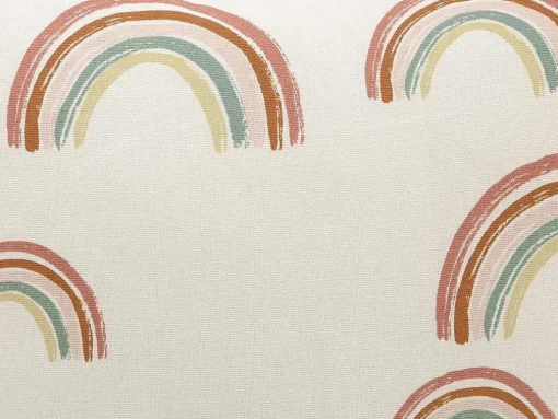 Conjunto De 2 Almofadas Arco-Iris Em Algodao 45 X 45 Cm Multicolor - Archy