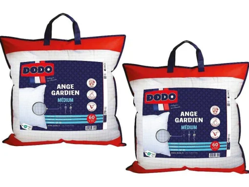 Conjunto De 2 Almofadas Dodo Protecao Total Antiacaros 60X60 Cm - Ange Gardien
