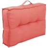 Conjunto De 2 Almofadas Para Paletes Em Algodao 40 X 60 X 12 Cm Cor Coral - Baila