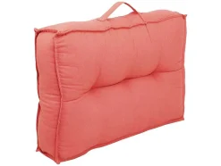 Conjunto De 2 Almofadas Para Paletes Em Algodao 40 X 60 X 12 Cm Cor Coral - Baila