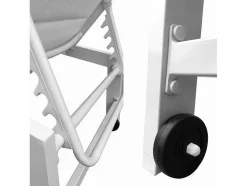 Conjunto De 2 Espreguiçadeiras Barbados Em Têxtileno Branco - Aluminio Branco