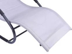 Conjunto De 2 Espreguiçadeiras - Cinzento-Claro - Lombok