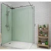 Conjunto De 2 Paineis De Parede De Casa De Banho Com Perfis Incluidos De C. 90 X L. 120 X A. 210 Cm