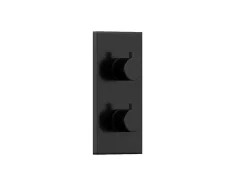 Conjunto De Duche Encastravel Com Torneira Misturadora Termostatica Preto Mate - Timavo