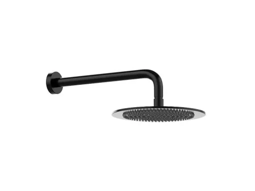 Conjunto De Duche Encastravel Com Torneira Misturadora Termostatica Preto Mate - Timavo