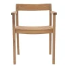 Conjunto De Jantar De Jardim Em Teca, 1 Mesa Quadrada + 8 Cadeiroes, Natural Claro - Allende