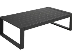 Conjunto De Jardim Em Aluminio: Um Sofá De 3 Lugares, 2 Cadeiroes E Uma Mesa De Centro - Molokai
