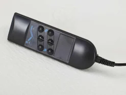 Conjunto De Relaxamento Ripas E Discos De Molas Com Camada Superior Em Látex Tecido Antracite Uranus Da Dreamea - 2X70X190 Cm