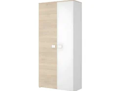 Conjunto Quarto Completo Cama 90 X 190 Cm + Mesa De Cabeceira + Guarda-Roupa - Sonia