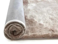 Conjunto Sofá De 3 Lugares Convertivel Clic-Clac Verde-Abeto - Launei E Tapete Taupe - Dolce