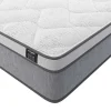 Conjunto Sommier + Colchão De Molas Ensacadas Esp. 22 Cm Serenite Da Ysmee - 160X200 Cm