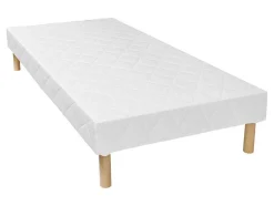 Conjunto Sommier + Colchão De Molas 90X190 Cm - Wolkenlos Da Morgengold