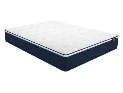 Conjunto Sommier + Colchão De Molas Ensacadas E Sobrecolchão Integrado 140X190 Cm - Altier Da Dreamea