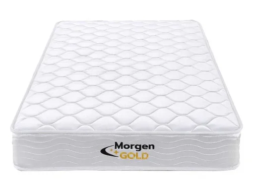 Conjunto Sommier + Colchão De Molas 90X190 Cm - Wolkenlos Da Morgengold