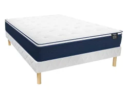 Conjunto Sommier + Colchão De Molas Ensacadas E Sobrecolchão Integrado 140X190 Cm - Altier Da Dreamea