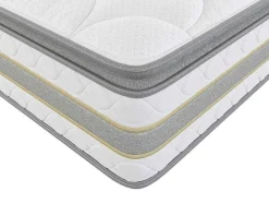 Conjunto Sommier + Colchão Molas Ensacadas E Sobrecolchão Integrado Canterbury Da Dreamea - 180 X 200 Cm