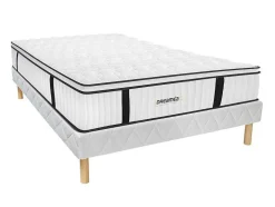 Conjunto Sommier E Colchão Antifogo Molas Ensacadas E Sobrecolchão Integrado 160X200 Cm - Delice Da Dreamea Hotel