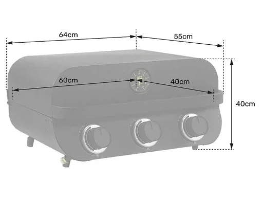 Cook'In Garden - Barbecue A Gas Flavo 60