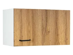 Cozinha Completa Com Bancada De Trabalho 180 Cm Natural E Preto - Trattoria