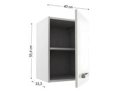 Cozinha Completa De Canto 9 Elementos De Arrumação Branco - Trattoria