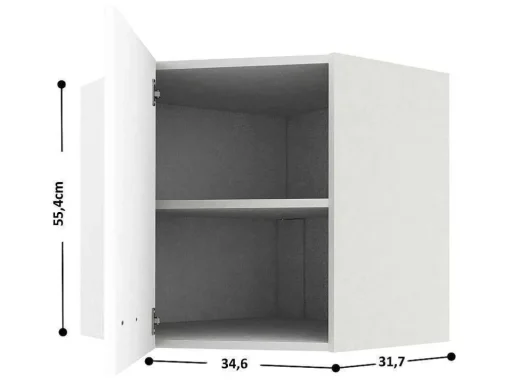 Cozinha Completa De Canto 9 Elementos De Arrumação Branco - Trattoria