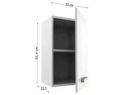 Cozinha Completa De Canto 9 Elementos De Arrumação Branco - Trattoria
