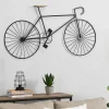 Decoração De Parede Em Metal De C. 109 X A. 56 Cm Cor Preto - Ventoux