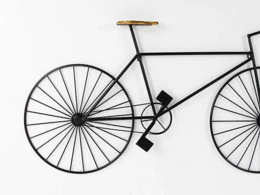 Decoração De Parede Em Metal De C. 109 X A. 56 Cm Cor Preto - Ventoux