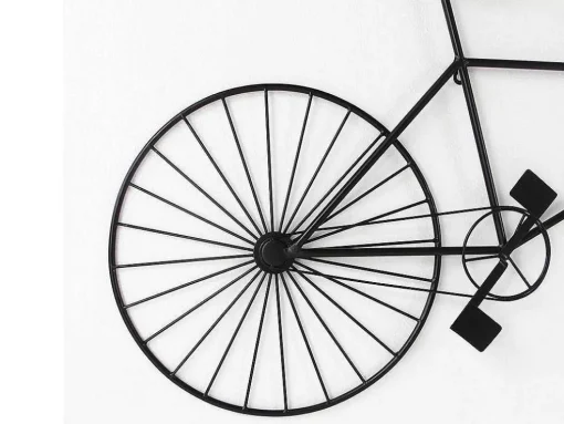 Decoração De Parede Em Metal De C. 109 X A. 56 Cm Cor Preto - Ventoux