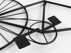 Decoração De Parede Em Metal De C. 109 X A. 56 Cm Cor Preto - Ventoux