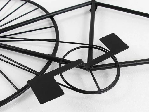 Decoração De Parede Em Metal De C. 109 X A. 56 Cm Cor Preto - Ventoux