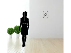 Decoração Metalica As De Espadas, Preto, 32X1,5X48 Cm, Epikasa