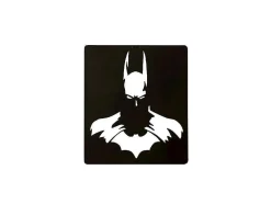 Decoração Metalica Batman 2, Preto, 42X1,5X48 Cm, Epikasa