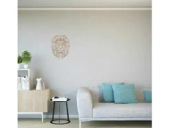 Decoração Metalica Leao 5, Cobre, 40X1,5X50 Cm, Epikasa