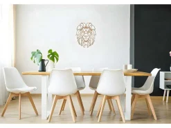 Decoração Metalica Leao 5, Cobre, 40X1,5X50 Cm, Epikasa