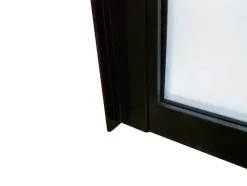 Divisória De Canto De Atelier Em Aluminio Termolacado C120 X L60 X A130 Cm Preto - Bayview