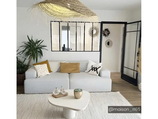 Divisória De Vidro Em Aluminio Termolacado Preto - 180X105 Cm - Bayview