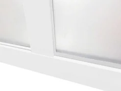 Divisória De Vidro Para Atelier Em Aluminio Termolacado 210X105 Cm Branco - Bayview