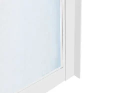 Divisória De Vidro Para Atelier Em Aluminio Termolacado 210X105 Cm Branco - Bayview